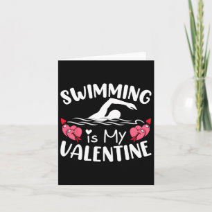 Schwimmen ist meine Valentine Boys Girls Sport Val Karte