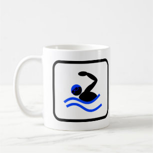 Schwimmen Kaffeetasse