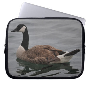 Schwimmen Kanada Goose Wildlife Art Scene Laptopschutzhülle