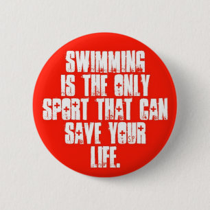 Schwimmen kann retten button