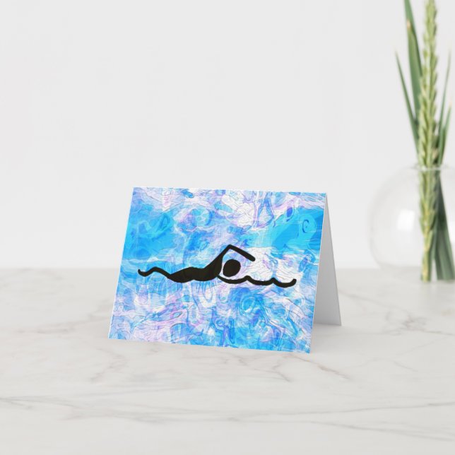 SCHWIMMEN KARTE (Vorderseite)