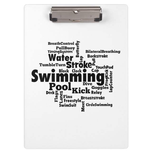 Schwimmen Klemmbrett (Vorderseite)