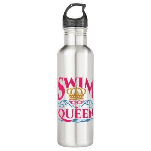 Schwimmen Königin Schwimmen Schwimmerinnen Mädchen Edelstahlflasche