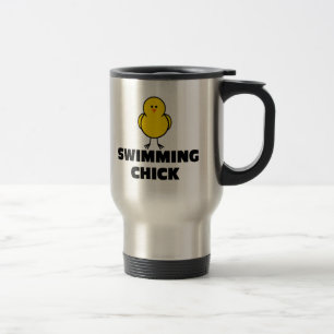 Schwimmen-Küken Reisebecher