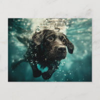 Schwimmen Labrador Puppy Underwater Design