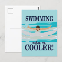 Schwimmen macht mich Cooler schwimmen