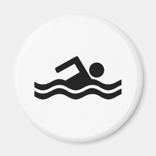 Schwimmen Magnet (Vorne)