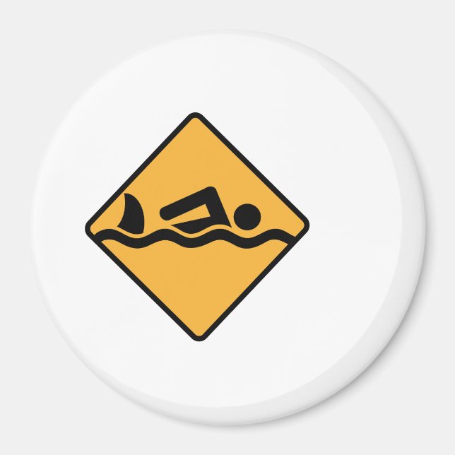 Schwimmen Magnet (Vorne)