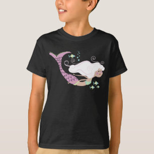 Schwimmen-Meerjungfrau T-Shirt