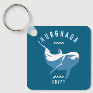 Schwimmen mit Delfinen Hurghada Ägypten T-Shirt Schlüsselanhänger