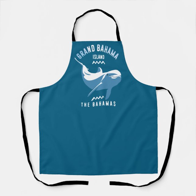 Schwimmen mit Delphinen Grand Bahama Scuba Tauchen Schürze (Vorderseite)