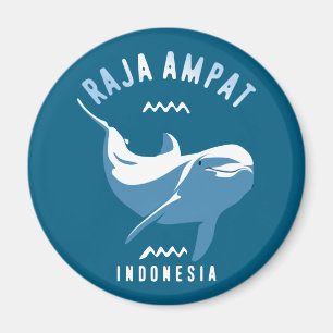 Schwimmen mit Delphinen in Raja Ampat Magnet