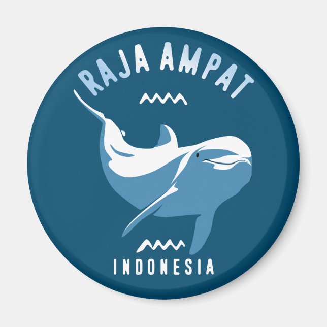 Schwimmen mit Delphinen in Raja Ampat Magnet (Vorne)