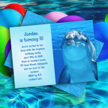 Schwimmen mit den Delphinen Kindergeburtstag Party