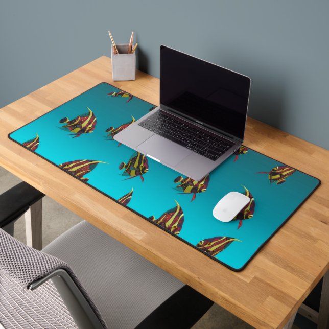 Schwimmen mit Fischen Schreibtischunterlage (Büro 2)