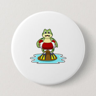 Schwimmen mit Schwimmen Button