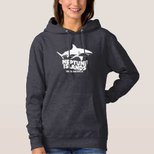 Schwimmen mit Weißen Haien Neptune Islands Hoodie
