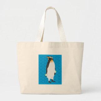 Schwimmen-Pinguin-Tasche Jumbo Stoffbeutel