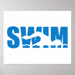 schwimmen poster