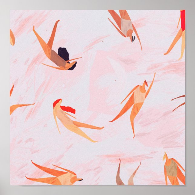 Schwimmen Poster (Vorne)