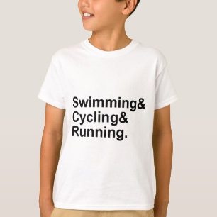 Schwimmen Radfahren Laufen   3 Beine des Triathlon T-Shirt