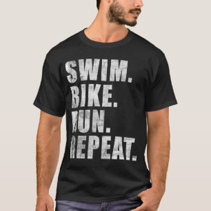 SCHWIMMEN RADFAHREN LAUFEN KONA 2023 TRIATHLET MÄN T-Shirt