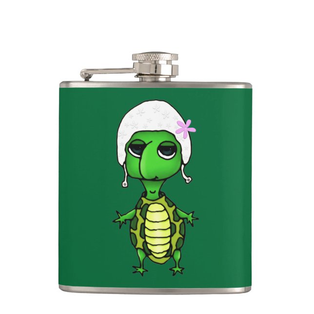 Schwimmen-Schildkröte Flachmann (Vorderseite)