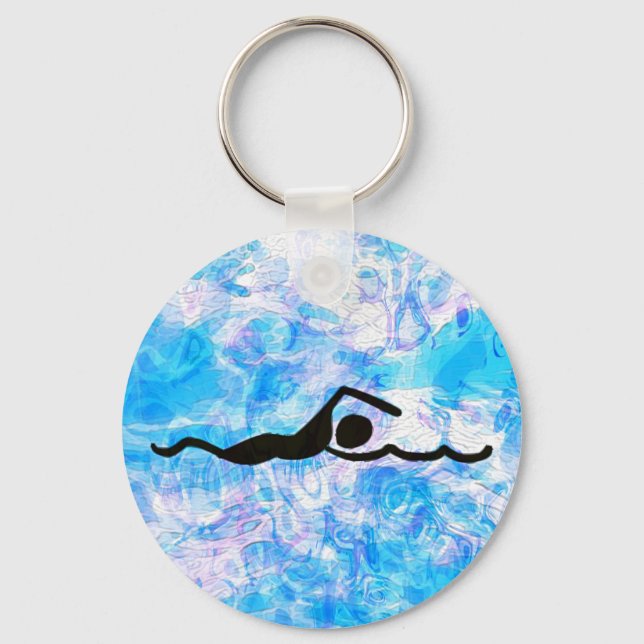 SCHWIMMEN SCHLÜSSELANHÄNGER (Vorderseite)