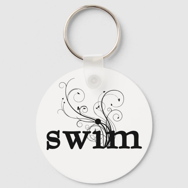 schwimmen schlüsselanhänger (Vorderseite)