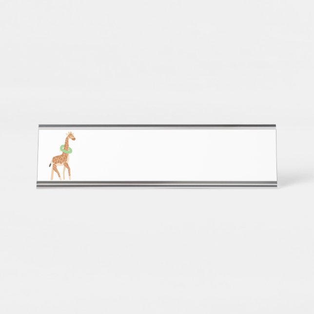 Schwimmen Schreibtischnamensplakette (Vorderseite )
