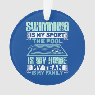 Schwimmen Schwimm Geschenk Ornament