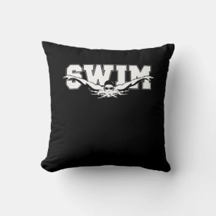 Schwimmen Schwimmer Wettbewerbsfähiges Schwimmen S Kissen