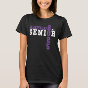 Schwimmen Senior Night Swimming Senior 2025 Gradua T-Shirt