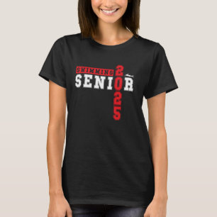 Schwimmen Senior Night Swimming Senior 2025 Gradua T-Shirt