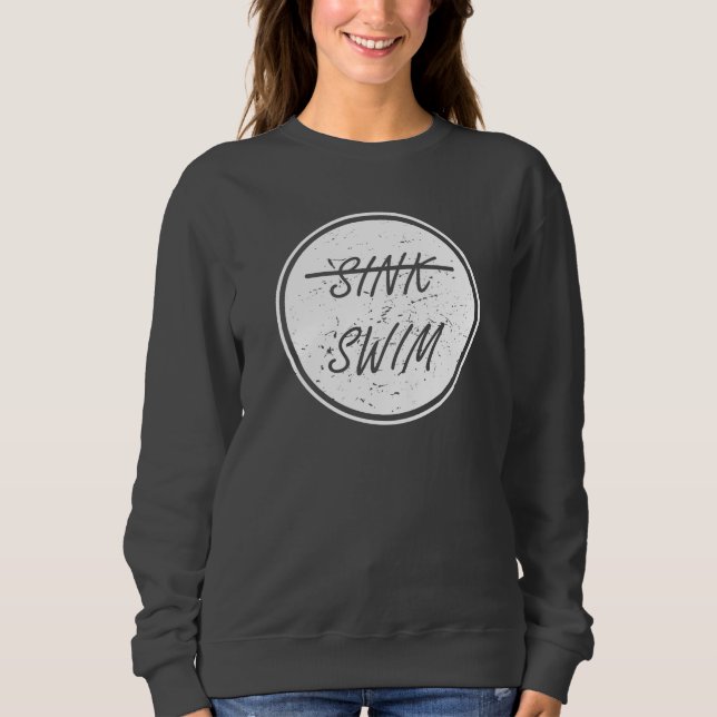 Schwimmen Sweatshirt (Vorderseite)