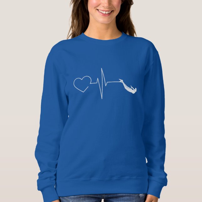 Schwimmen Sweatshirt (Vorderseite)