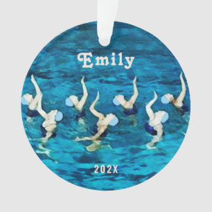 Schwimmen Synchronisiert Sammlerstück 2025 Ornament
