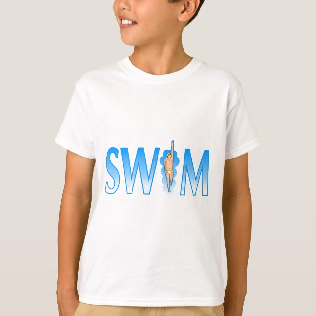 Schwimmen T-Shirt (Vorderseite)