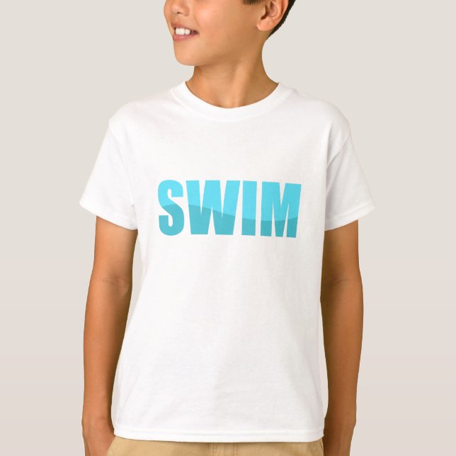 schwimmen T-Shirt (Vorderseite)