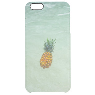 Schwimmen/tropische Strand-Akzent-Ananas Durchsichtige iPhone 6 Plus Hülle