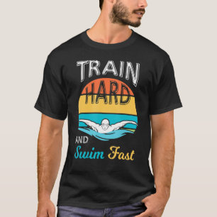 Schwimmen und Schwimmen Fas Funny Swimmer Schwimme T-Shirt