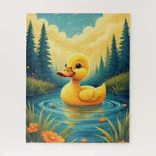 Schwimmende Baby-Ente