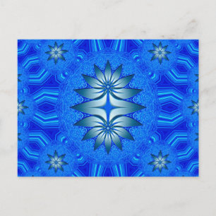Schwimmende Blume... Postkarte