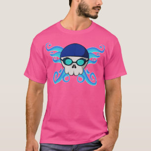 Schwimmende Crew Jolly Pirat keine Beschriftung T-Shirt