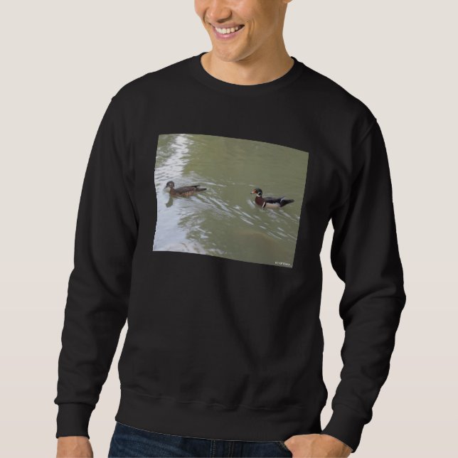 Schwimmende Enten Sweatshirt (Vorderseite)
