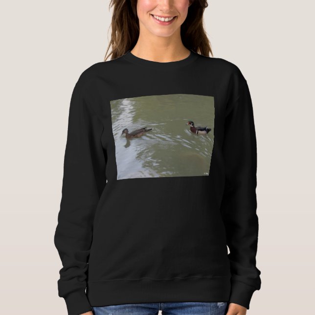 Schwimmende Enten Sweatshirt (Vorderseite)
