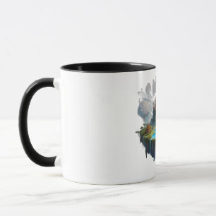 schwimmende Insel Tasse