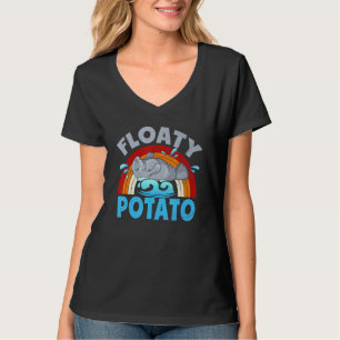 Schwimmende Kartoffeln Vintage Manatee T-Shirt
