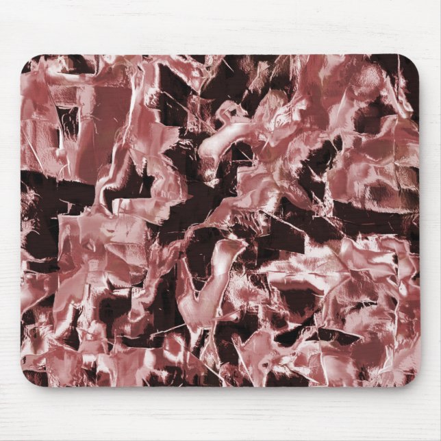 Schwimmende Kupfer- oder Felsschaufeln über dunkel Mousepad (Vorne)