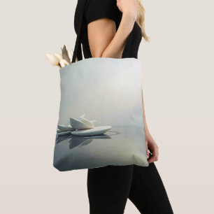 Schwimmende Petalen von Steinkonstruktionen Tasche